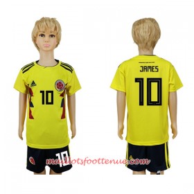 Maillot/Tenue Colombie James 10 Enfant Domicile Coupe du monde 2018